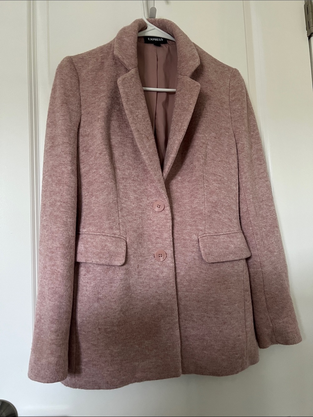 Express Blazer Jacket in Dusty Rose